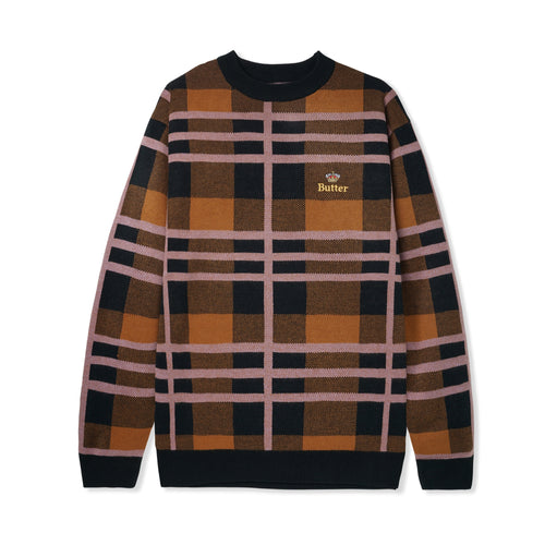 yardsale 21aw Plaid knit red/black