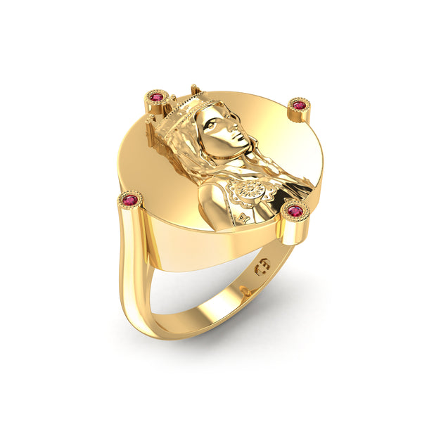 Buy Gold-Toned Rings for Women by Digital Dress Room Online | Ajio.com