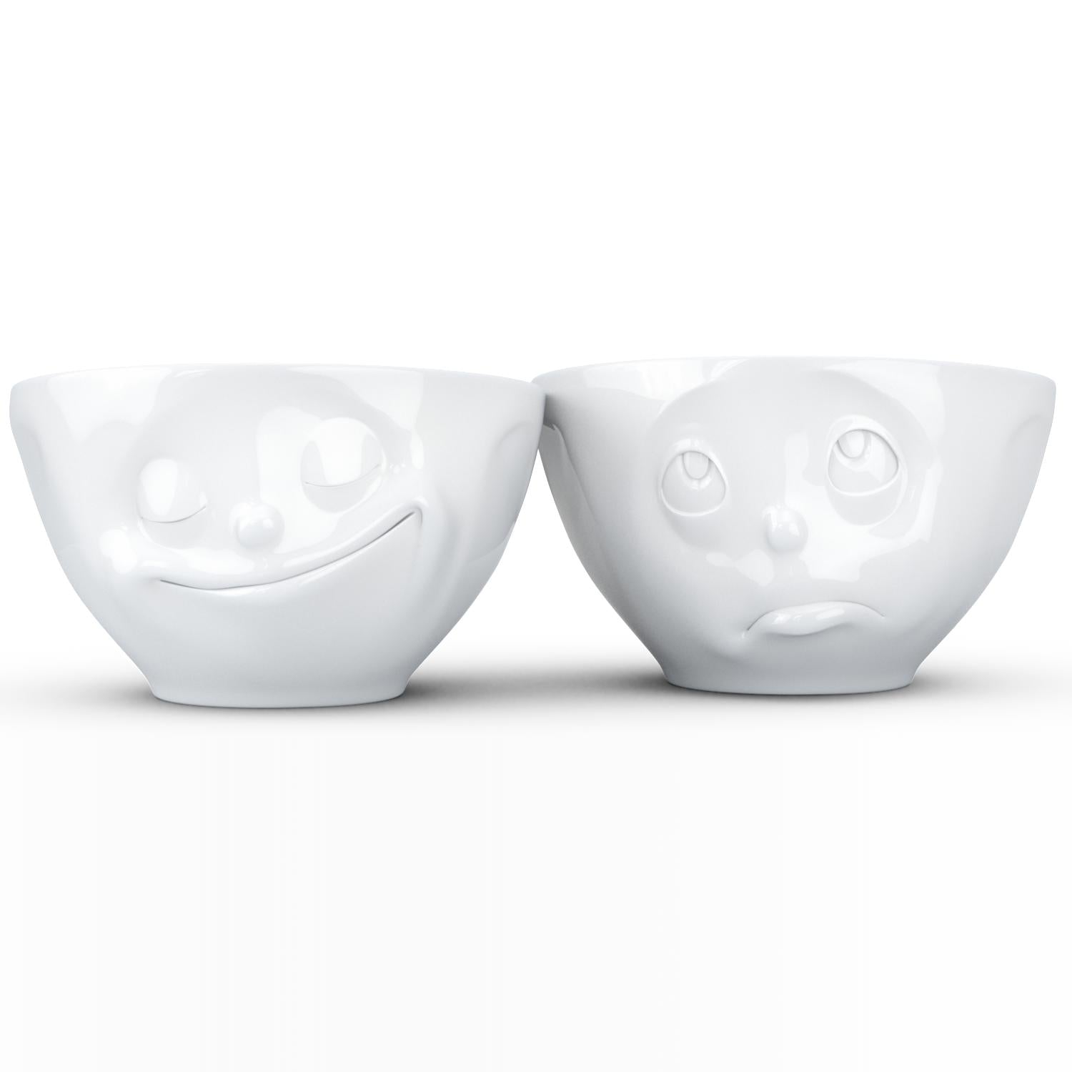 TASSEN Medium Porcelain Bowl Set No. Face & Oh Please FIFTYEIGHT Products