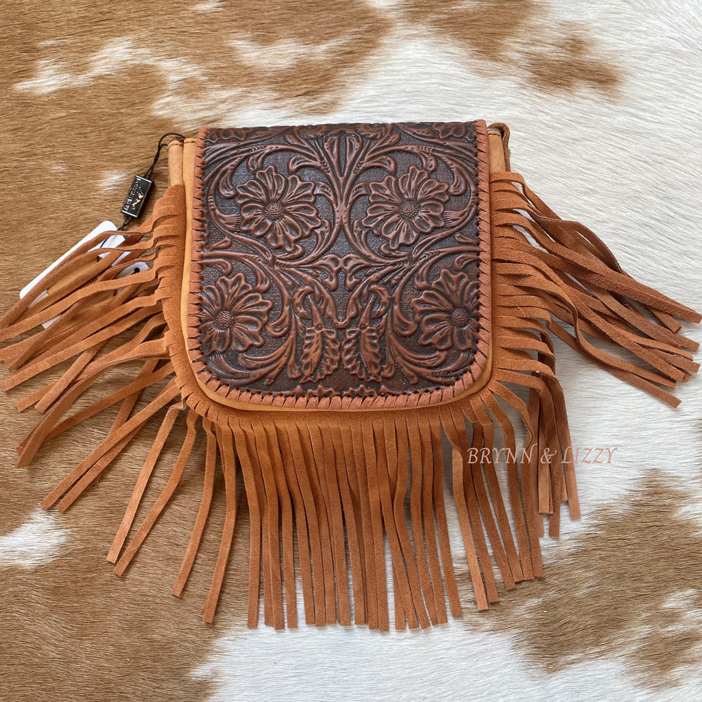 Cowhide Fringe Custom LV / Monotanna West Purse  Monogram MarketsMonogram  Markets