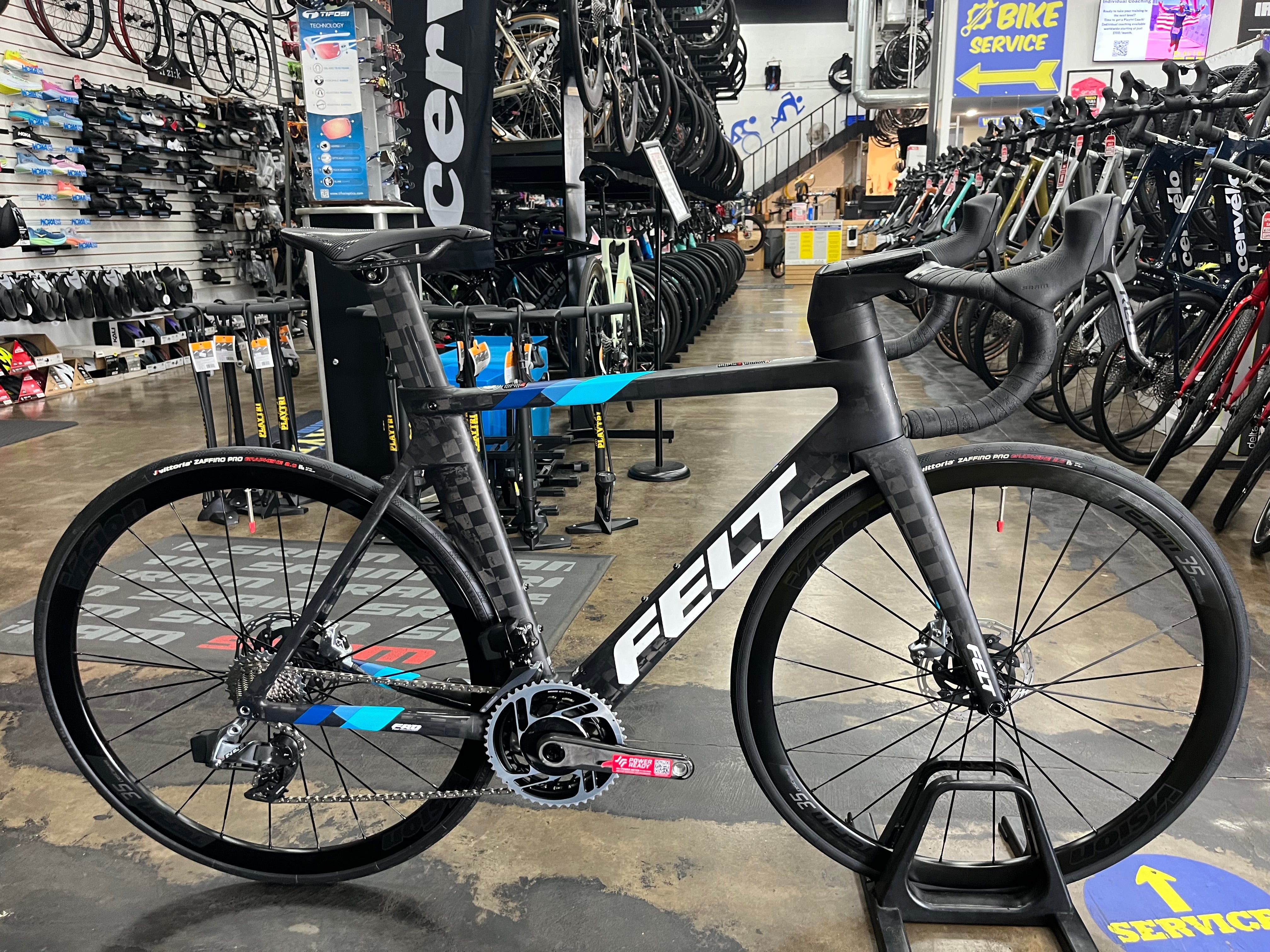Felt AR FRD Ultimate SRAM Red eTap AXS 12 speed with Vision Team 35 alloy wheels
