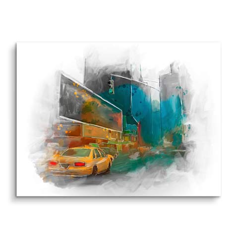 Wall mural with New York Vintage at ARTMIND