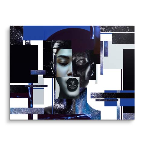 Wandbild mit Abstrakten Frauenkopf by ARTMIND