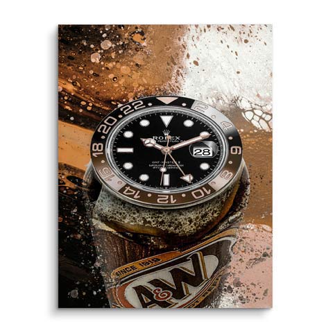 Wandbild Root Beer Rolex by ARTMIND