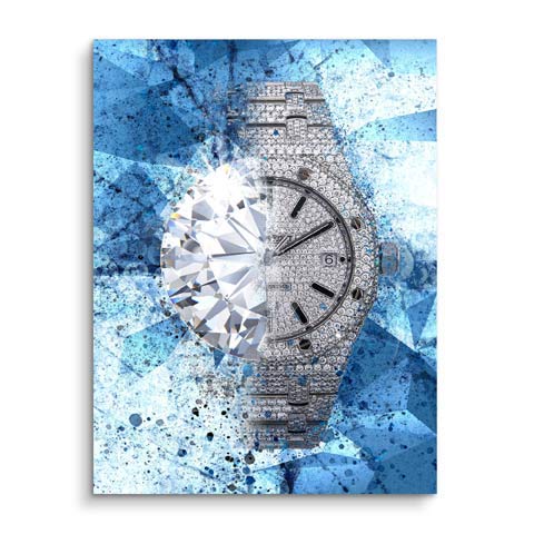 Tableau mural avec Ice Out Rolex by ARTMIND