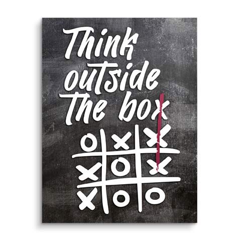 Image de motivation - Think outside the box by ARTMIND