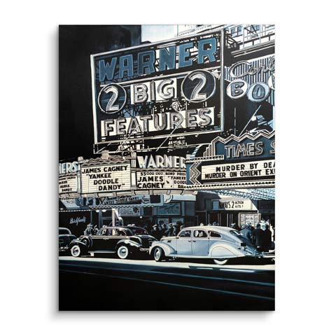 Retro cinema wall mural from ARTMIND