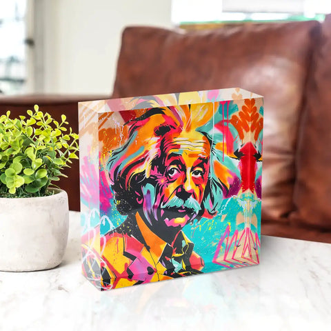 Acrylblock - Albert Einstein