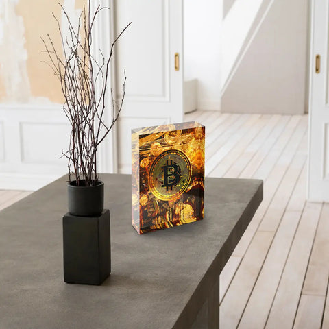 Acrylblock - Bitcoin