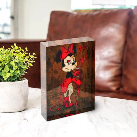 Acrylblock - Minnie Maus