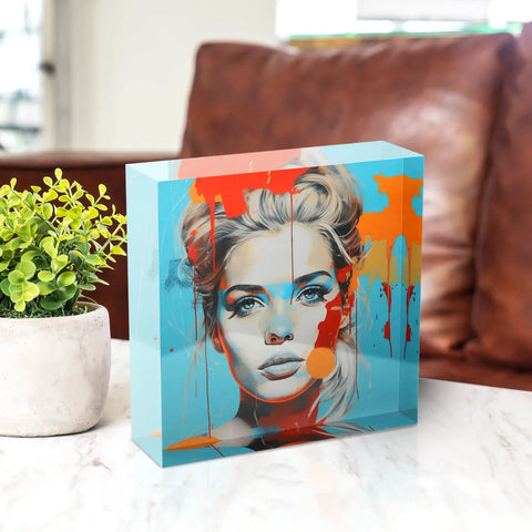 Acrylblock - Claudia Pop Art