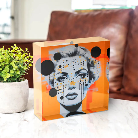 Acrylic block - Pop Art Retro