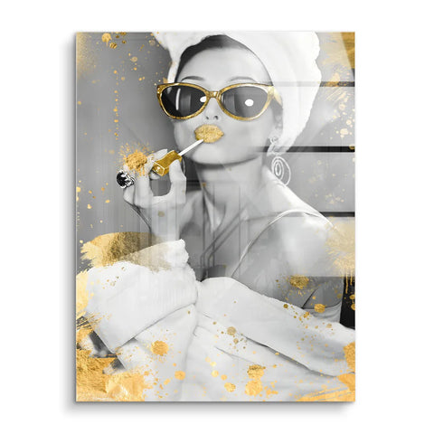 Bathe in gold - Limited Edition Kunstwerk von ArtMind