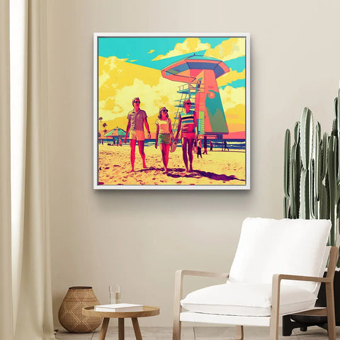 Wandbild - Beach Day von ARTMIND