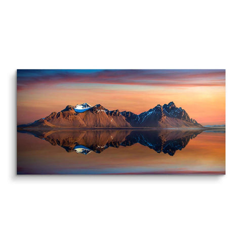 Wandbild - Reflection Vestrahorn Mountain