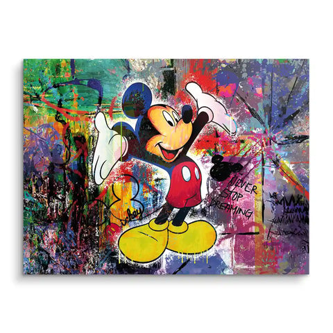 Wandbild - Mickey Pop Art