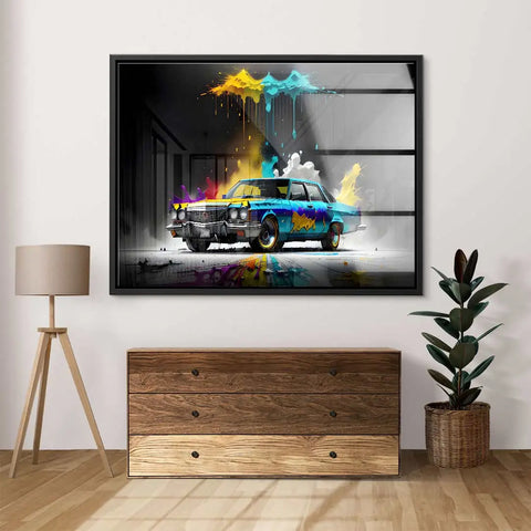 Wandbild Cadilac Splash von ArtMind