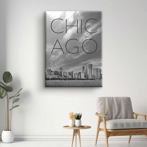 Tableau mural CHICAGO Skyline de ArtMind