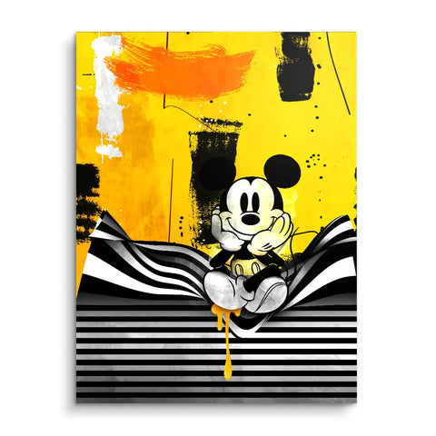 Wall mural with Mickey as creative artwork by ARTMIND