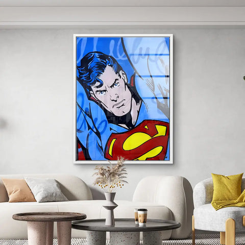Tableau mural - Superman flying