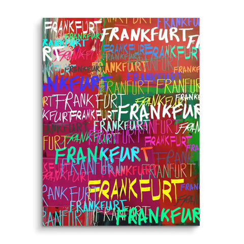 Wandbild - Frankfurt - Writings