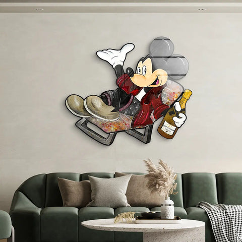 Tableau mural - Mickey relax