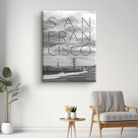 Wandbild der Golden Gate Bridge & Baker Beach von ArtMind