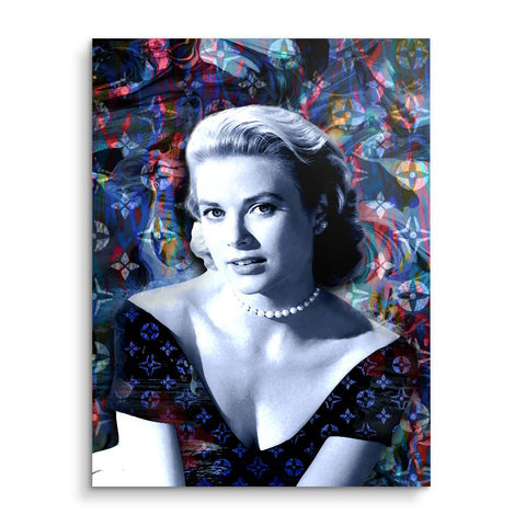 Mural with Grace Kelly as portrait by ARTMIND