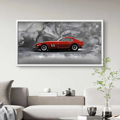 Wandbild Grey Ferrari GTO von ARTMIND