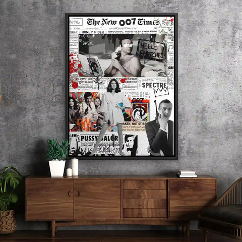Wall mural - The new 007 times