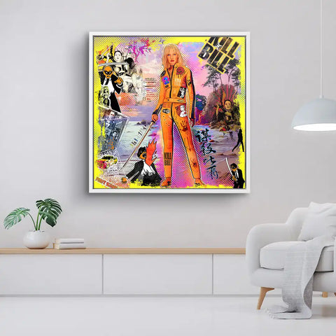 Wandbild - Kunstwerk mit Kill Bill by Artmind