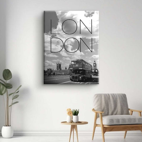 Tableau mural avec des bus de Londres de ArtMind