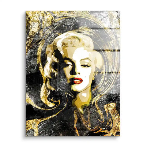 Marilyn Monroe Gold - Limited Edition Kunstwerk von ArtMind
