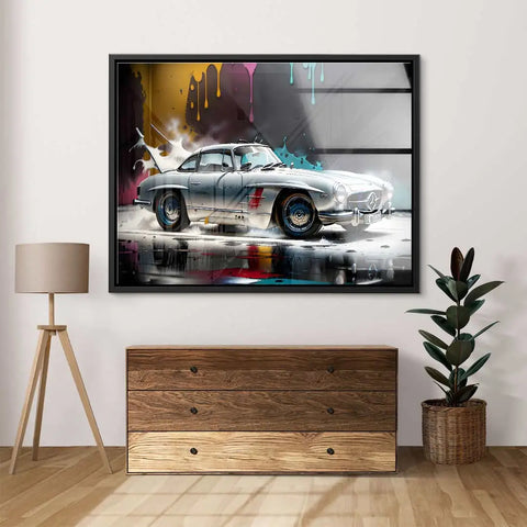 Tableau mural Splash Mercedes 300 sl de ArtMind