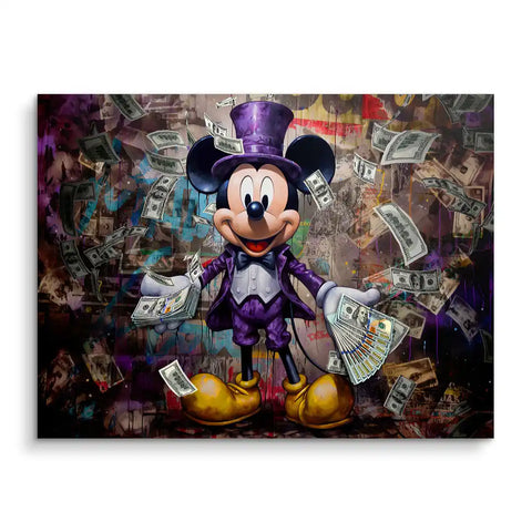 Wandbild - Mickey Magier