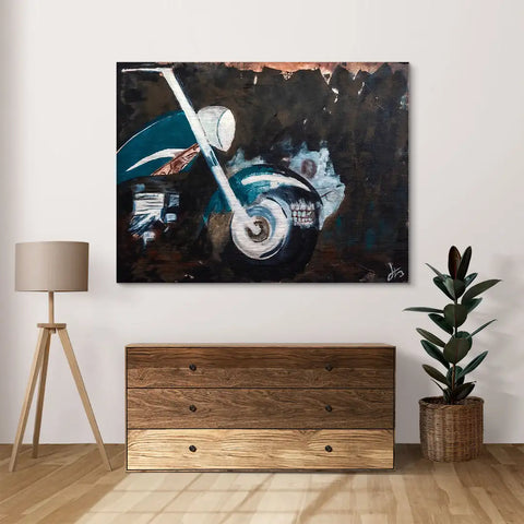 Wandbild - Motorcyle