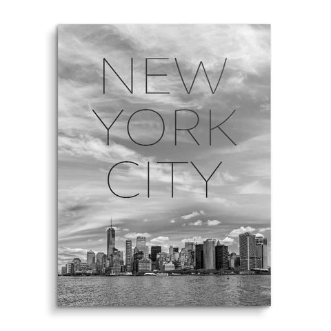 Wandbild NYC Lower Manhattan & Hudson von ARTMIND