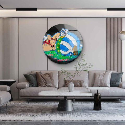 Wall mural with Obelix and Idefix by ArtMind