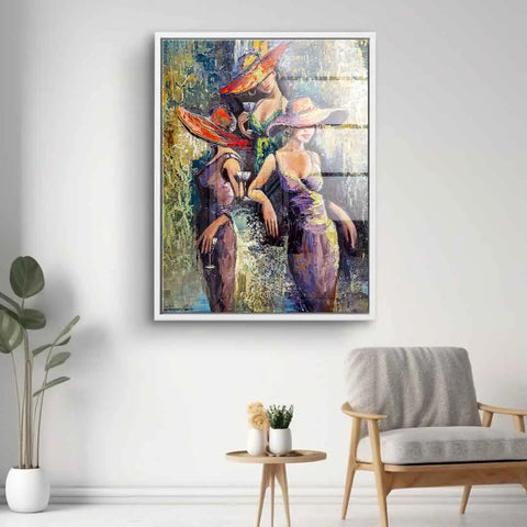 Mural of three graces as a work of art by ARTMIND