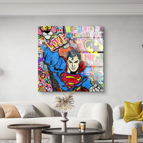 Superman mural