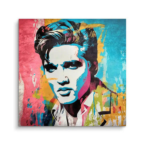 Wandbild Elvis Presley Pop Art ARTMIND