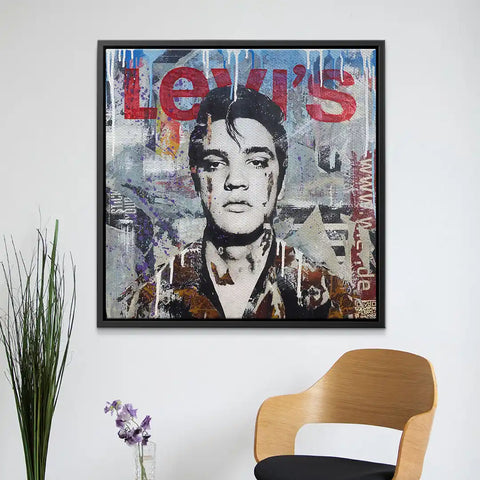 Wall mural - Presley - Jeans Look