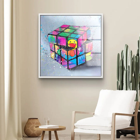 Tableau mural - Rubiks - Flower