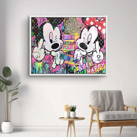 Wall mural - Minnie Mickey Pop Art