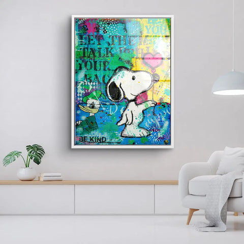 Wandbild Snoopy