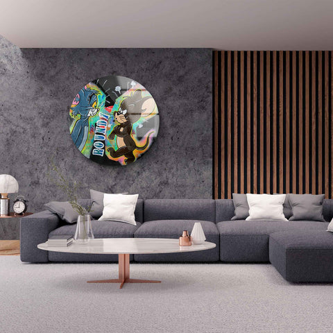 Wall mural with Tom and Jerry as artwork by ArtMind