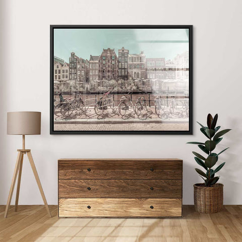 Wandbild Amsterdam von ArtMind