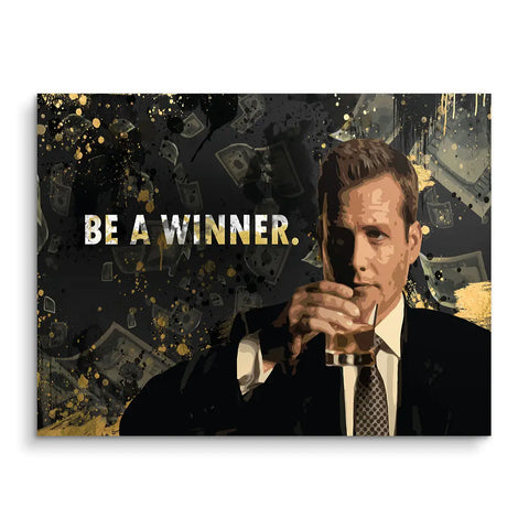 Motivationsbild - Be a winner - dark