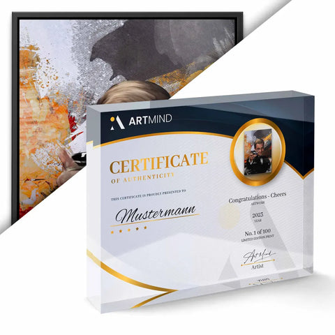 Congratulations - Limited Edition artwork with certificate of authenticity from ArtMind