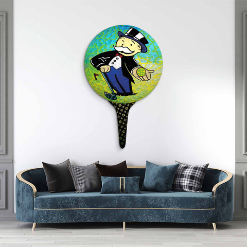 tableau mural-monopoly-man-freiform-golf